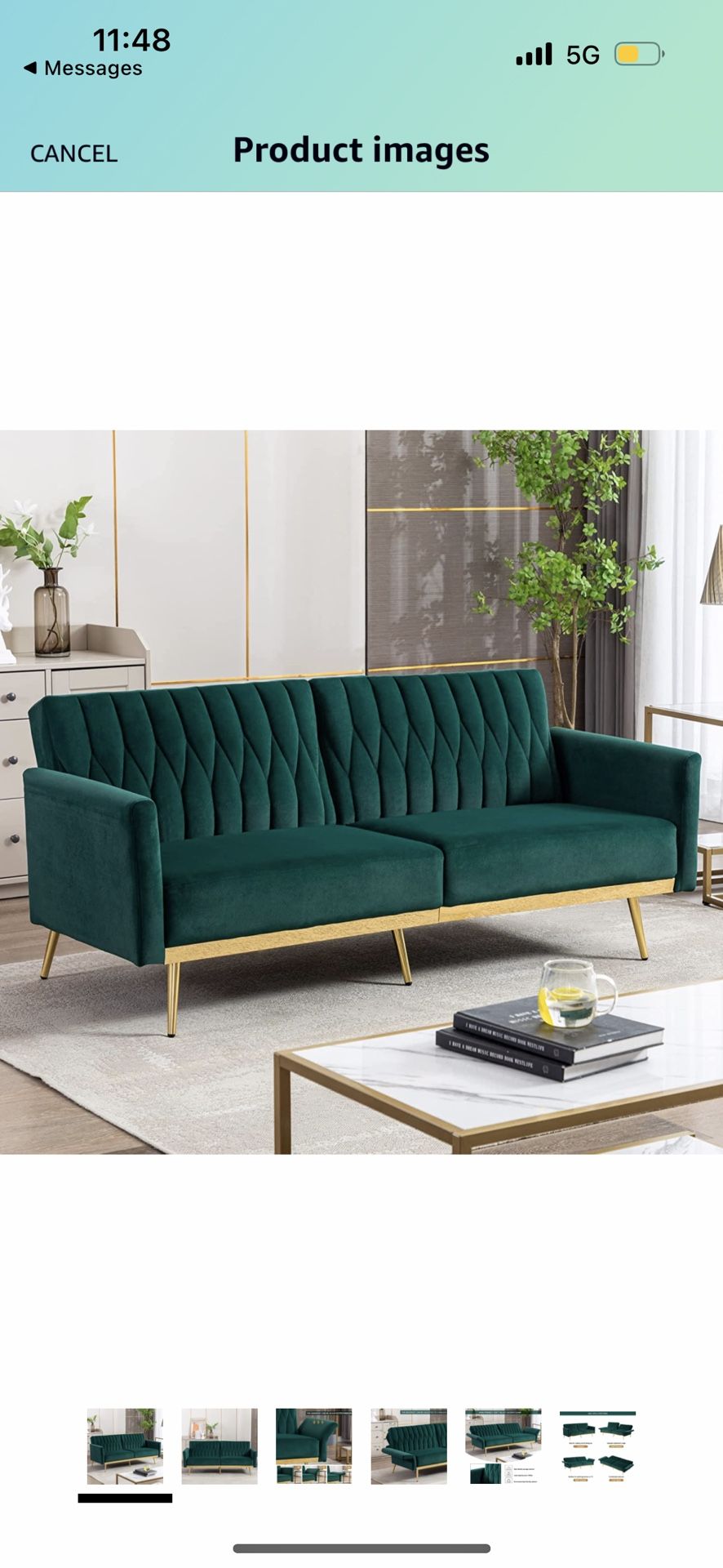 Emerald Love Seat