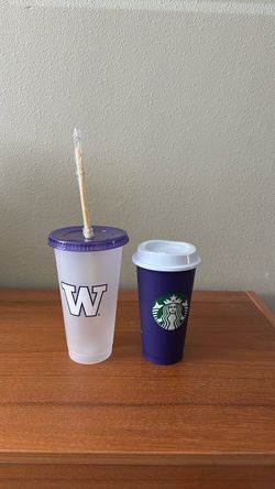 Starbucks & UW Huskies Reusable Cup Set