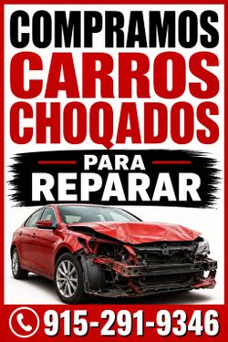 🚨🚨Se compran carros chocados para reparar con titulo🚨🚨