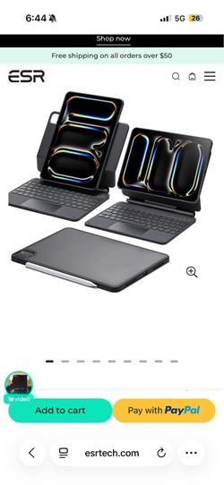 iPad Pro 11" (2024) Rebound Magnetic Keyboard Case 360