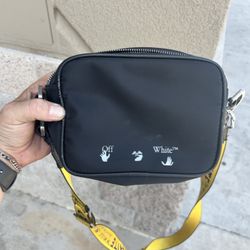 Men’s Off White Shoulder Bag