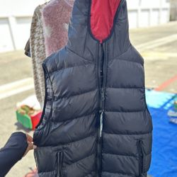 Casual Black Padded Vest