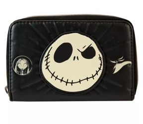 Loungefly Jack Skellington and Sally Zip Wallet - The Nightmare Before Christmas