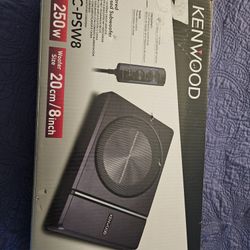 Kenwood KSC-PSW8 8" 150W Under Seat Powered Subwoofer
