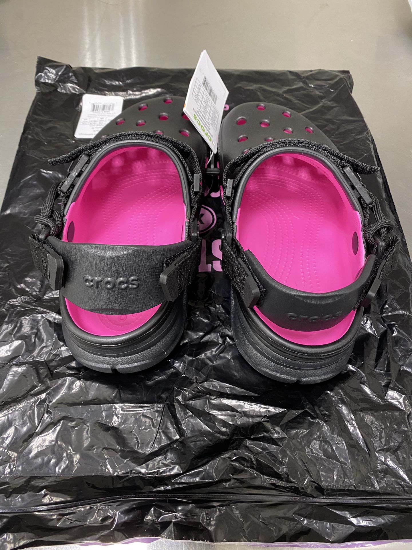 Crocs Duet Max 2 Post Malone Black/pink Size M4/W6 for Sale in El