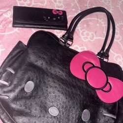 Vintage Hello Kitty Purse And Wallet 