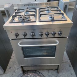 Complete Tan Steel 24 Gas Stove