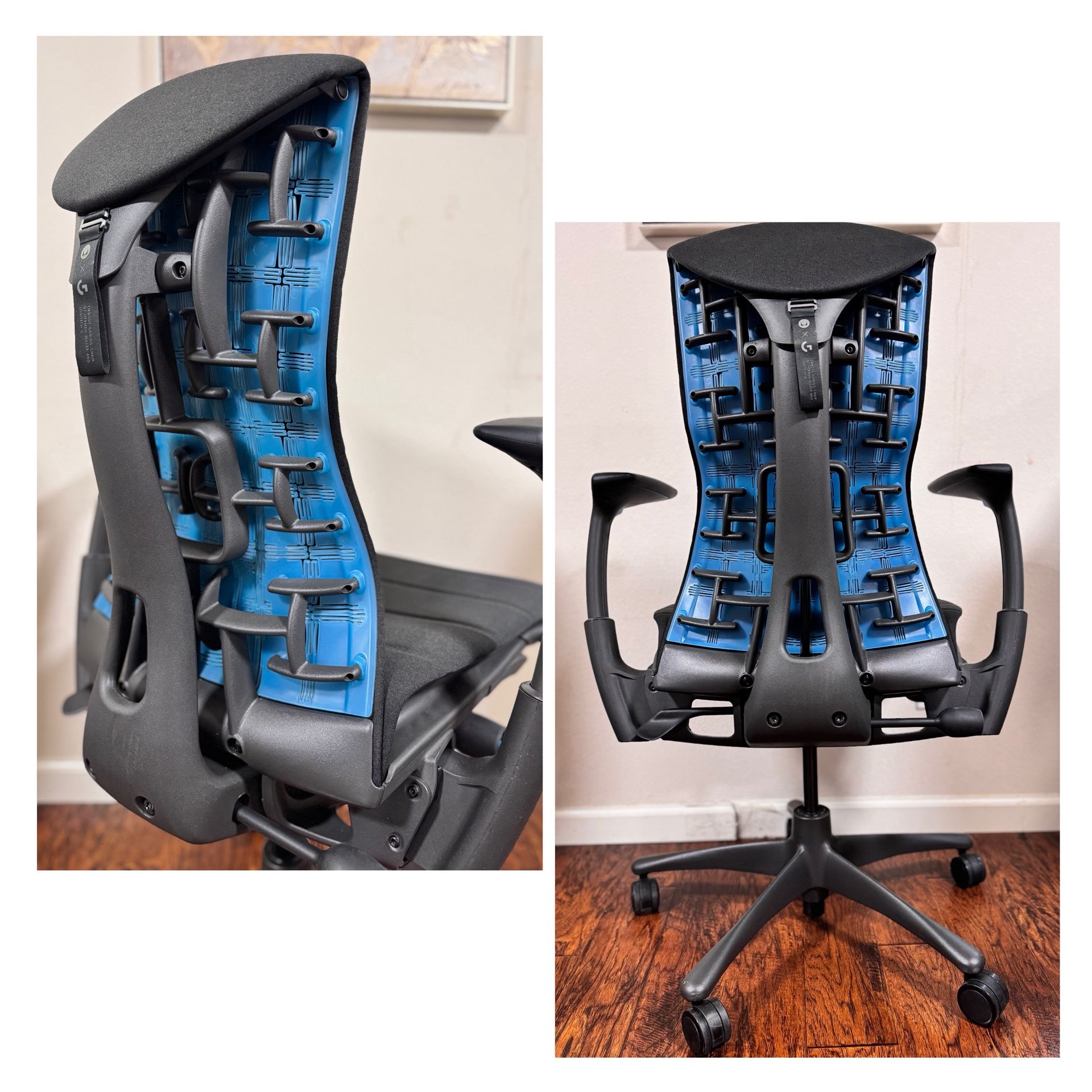 NEW! HERMAN MILLER LOGITECH X GAMING EMBODY, SHIPPING- DELIVERY- PICK UP