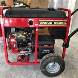 Comercial INDUSTRIAL 10k Watt Generator Electric And Pull Start  Good Conditions  