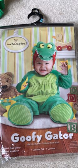 Alligator Halloween costume for Infants.