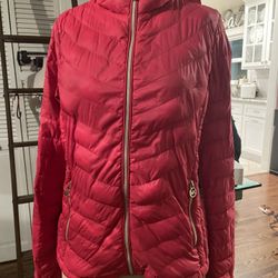 Michael Kors Puffers Hoodie Jacket Medium Size 