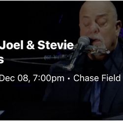 Stevie Nicks/BillyJoel Tickets 12/8