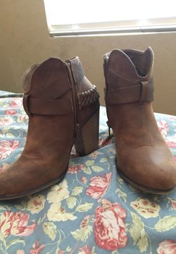 Brown booties