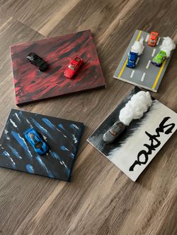 Handmade Car Canvas Art