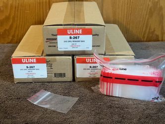 NEW Uline S-267 2”x3" Reclosable Poly Ziploc Bags 2 Mil 1,000 count … $20/Box