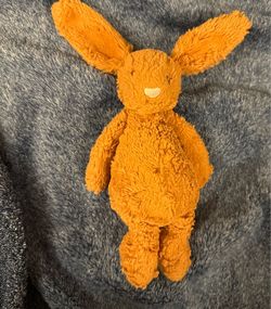 Jellycat Bashful Bunny Stuffed Animal saffron