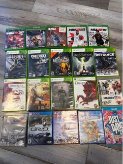 Video game bundle $150 OBO (DOWNTOWN REDLANDS)