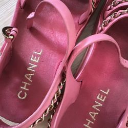 Authentic pink Chanel Sandals  