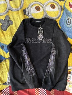 Chrome heart Crew Neck Size Medium New