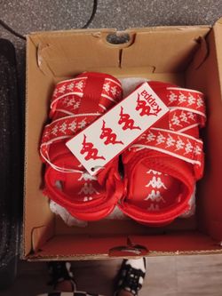 Kappa Red Sandals with Tags