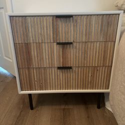 West Elm 3 Drawer Nightstand 