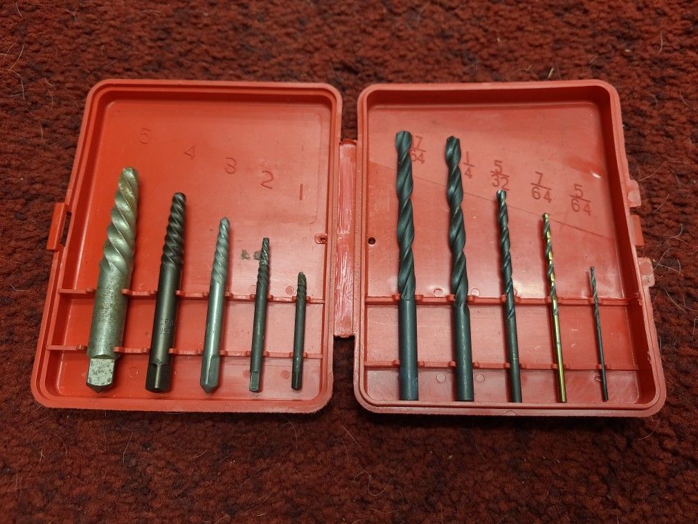 Craftsman Screw Extractor And Drill Bit Set