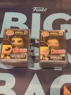 SDCC 2026 Funko Pop Invincible #2452 and Capevincible #2453
