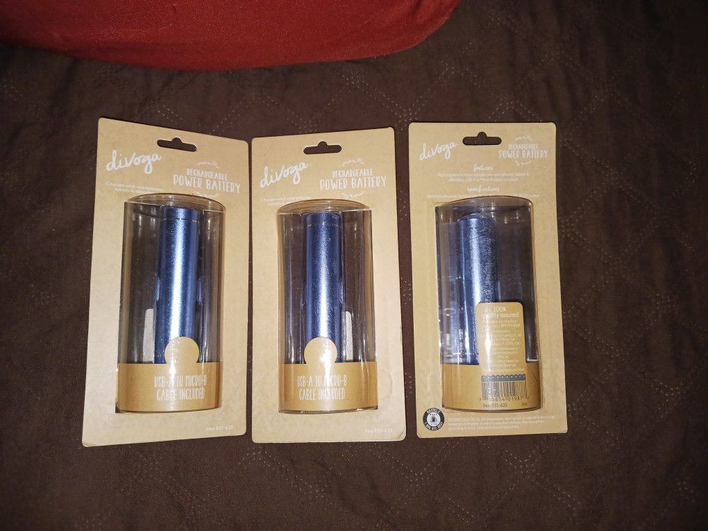 RECHARGEABLE POWER BATTERIES $8 EACH