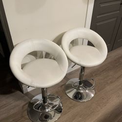 White Bar Stools