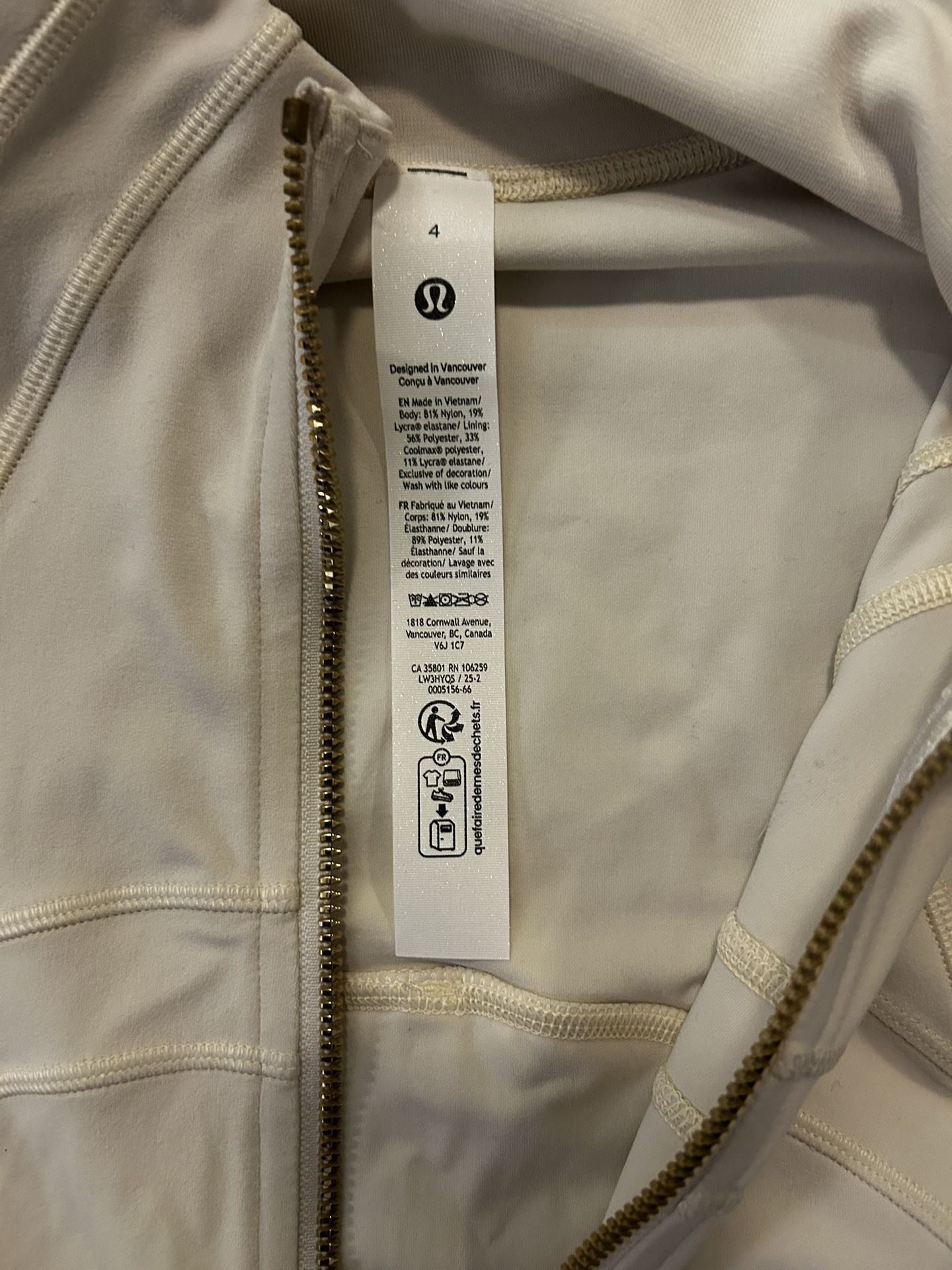SELL TODAY Women's BRAND NEW LULULEMON Define Jacket Cropped Nulu Sz