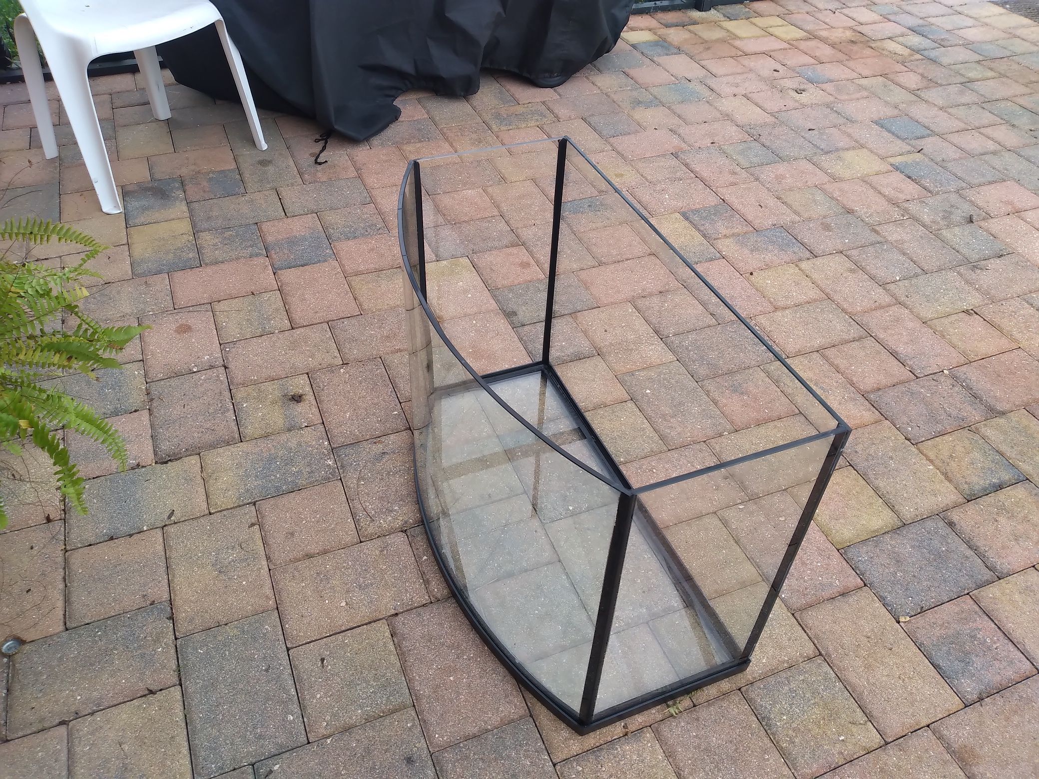 Aqueon 36 Gal Bow Front Aquarium Black 30x15x21