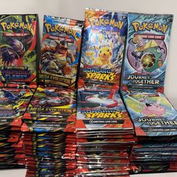 Pokémon Booster Packs – Mixed Sets (Sealed, Unweighed)