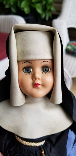 Vintage Sleepy Eye Nun Doll