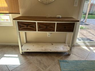 Console table with drawers