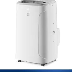 14000 BTU Portable Air Conditioner Cools 550 sq.ft. with Heate with Dehumidifier in White