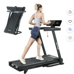 OMA Electric Exercise Treadmills for Home with Max 2.25 HP 300 LBS Capacity Foldable Treadmill for Running and Walking Jogging Exercise with 36 Preset