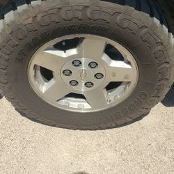 17" Chevy Silverado Wheels Rims With Tires 