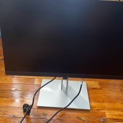 24 Inches HP Monitor, With All Wires And Connection, Used 