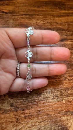 Linda pulsera de Mimi multicolor de plata 925 medida 18cm