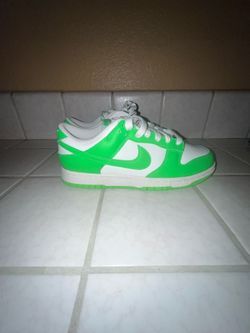 Green Nike dunks