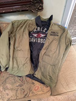 Reverseable harley jacket