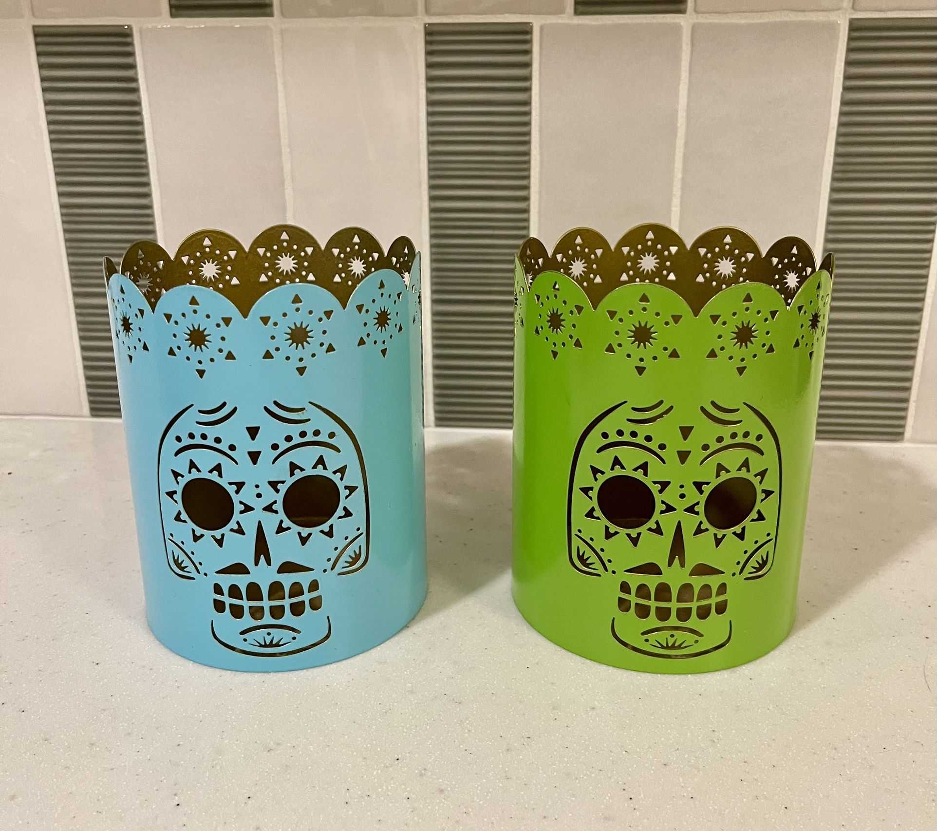 Dia De Los Muertos Candle Holder