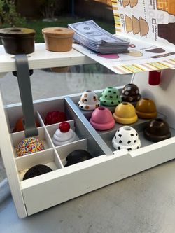 Melissa and Doug ice cream set.