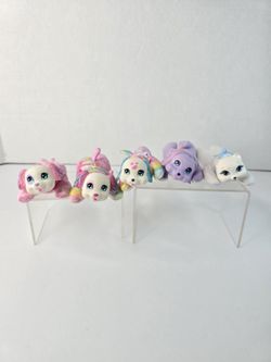 Vintage Lot Of 5 Puppy Surprise Kitten Suprise Replacements Plush Hasbro Dog Cat