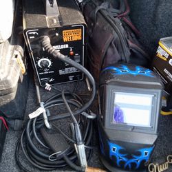 Mig Wire Feed Welder.With Helmet.Gloves And Extras