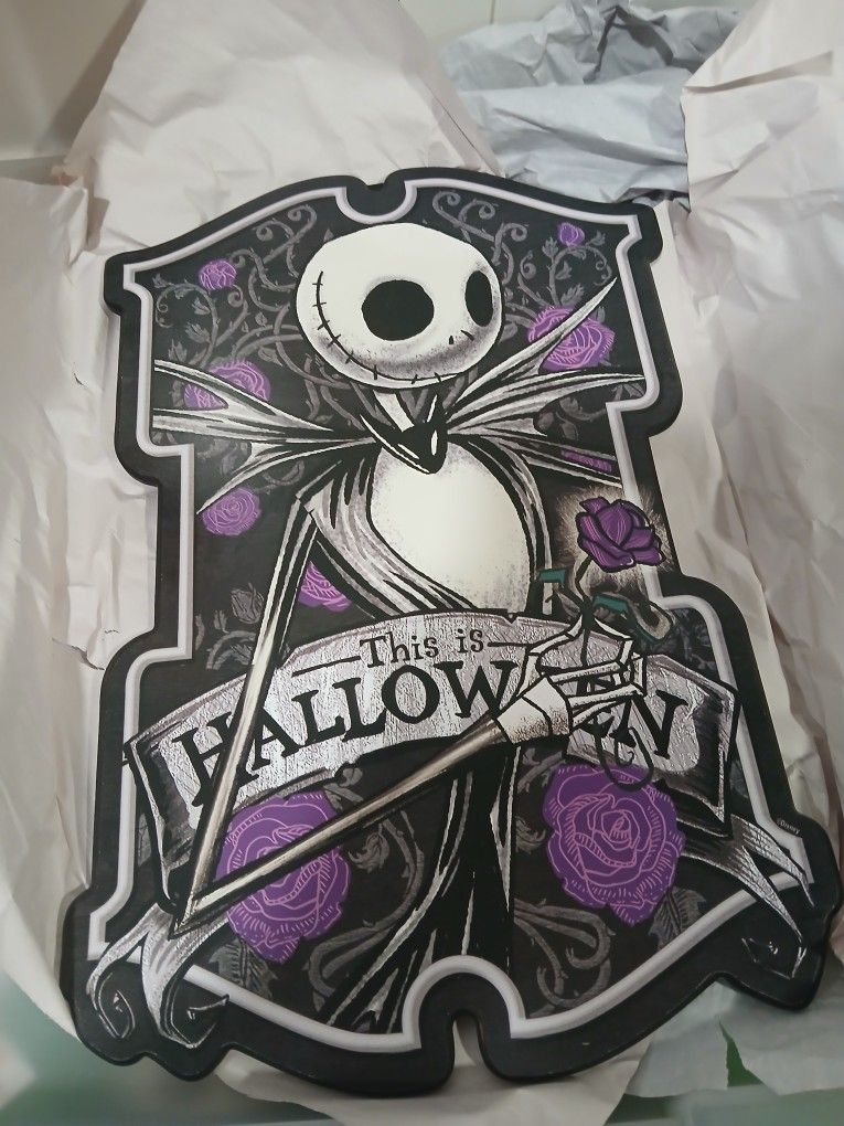 Nightmare Before Christmas Sign 