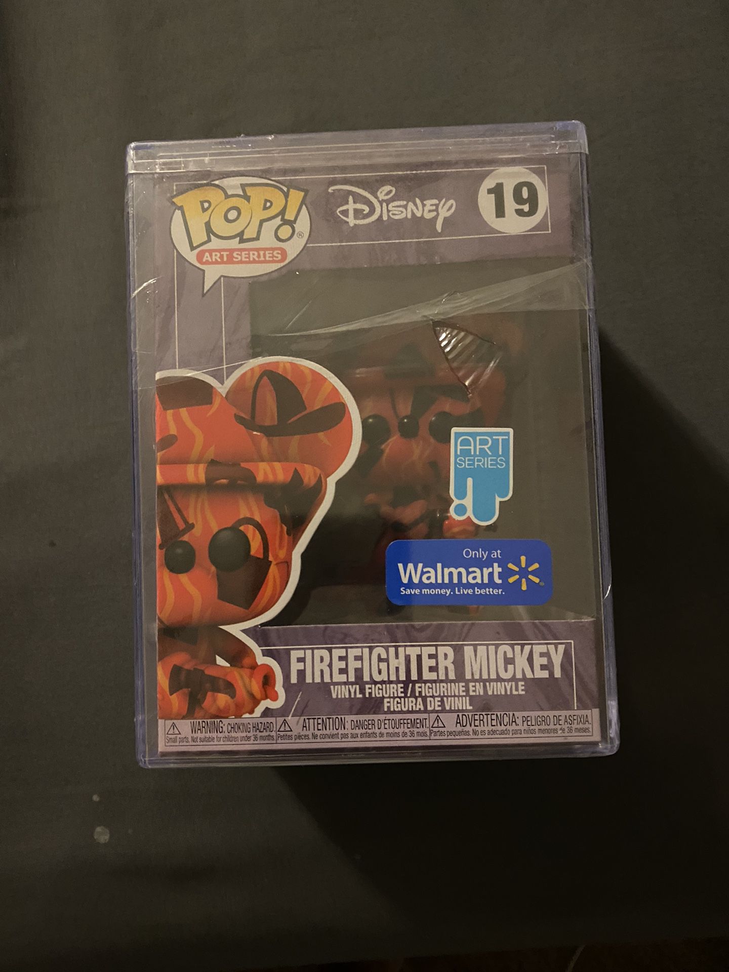 Firefighter Mickey Mouse Art Series Walmart Exclusive Funko Pop! (Sealed) (Mint)