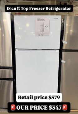 Vissani 18 cu. ft. Top Freezer Refrigerator