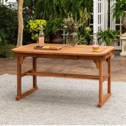 Outdoor Wooden Dining Table & Chairs