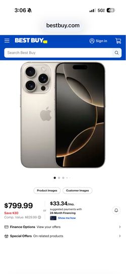 iPhone 16 pro 128gb unlocked